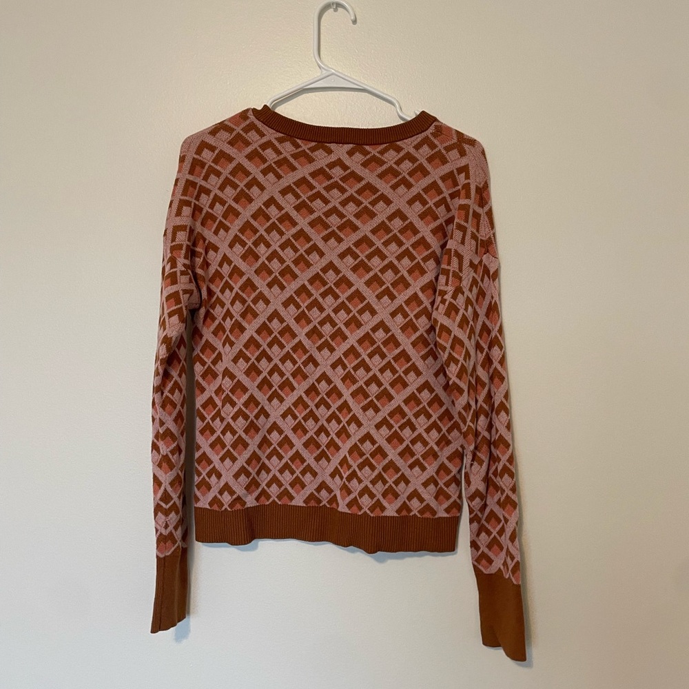 A New Day Diamond Print Sweater - Picture 3 of 5
